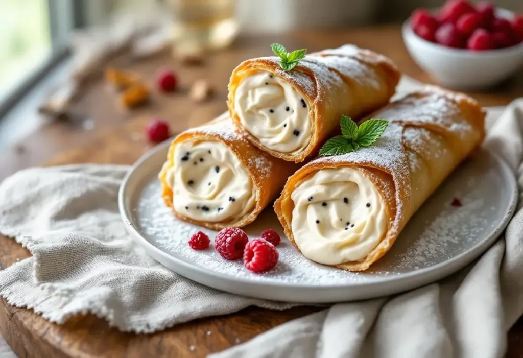 Ce cannoli feuilleté à la vanille cartonne (et il est ultra facile)