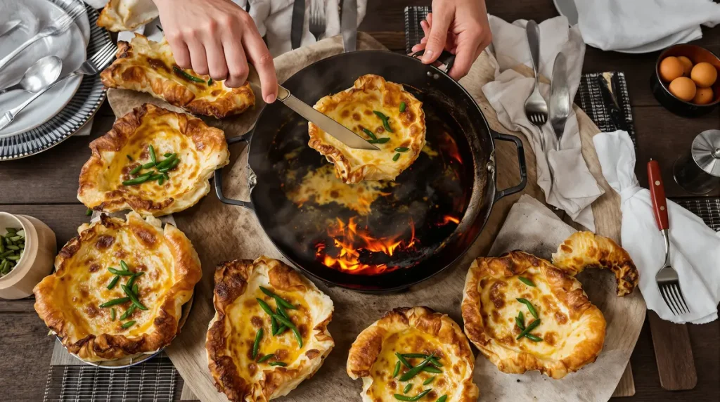 La polenta se décline aussi en savoureuses galettes aux légumes et au fromage !