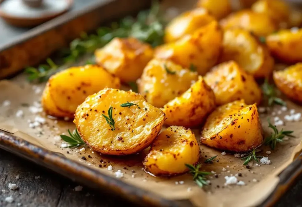 Pommes de terre au four : l’astuce toute simple pour les rendre bien croustillantes, à tous les coups